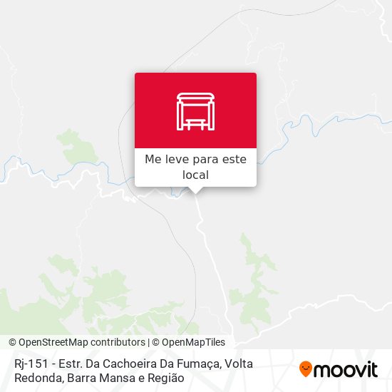 Rj-151 - Estr. Da Cachoeira Da Fumaça mapa