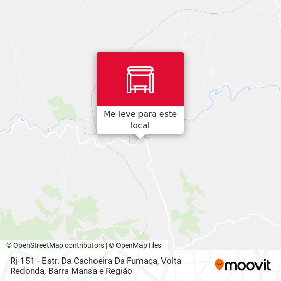 Rj-151 - Estr. Da Cachoeira Da Fumaça mapa
