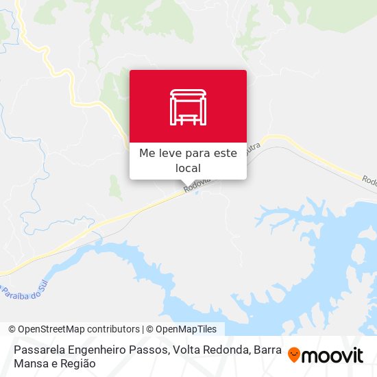 Passarela Engenheiro Passos mapa