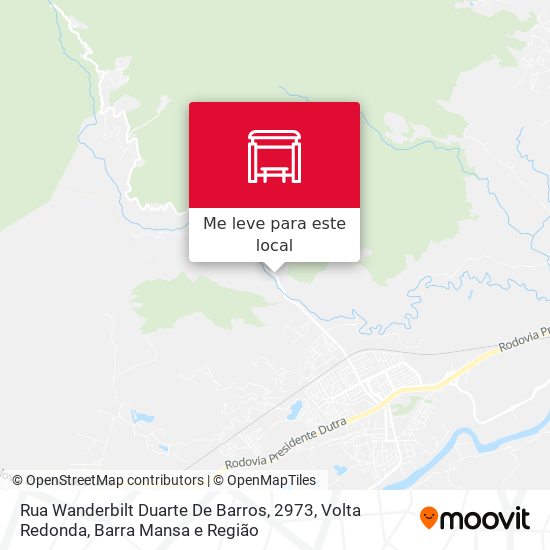 Rua Wanderbilt Duarte De Barros, 2973 mapa