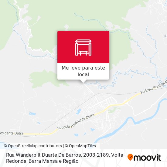Rua Wanderbilt Duarte De Barros, 2003-2189 mapa
