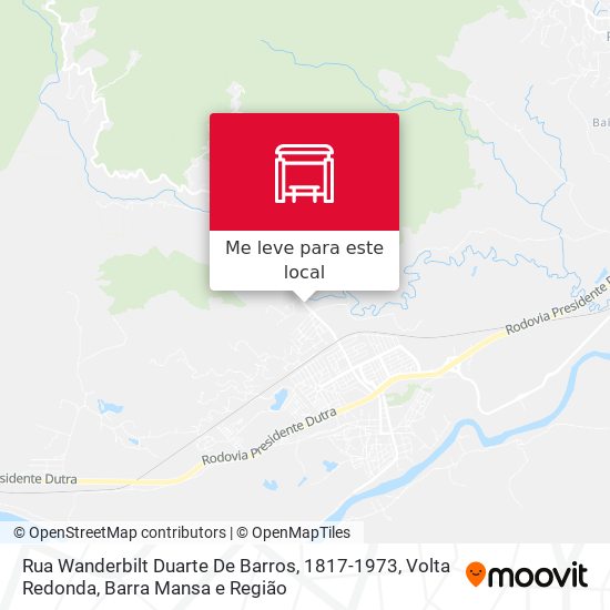 Rua Wanderbilt Duarte De Barros, 1817-1973 mapa
