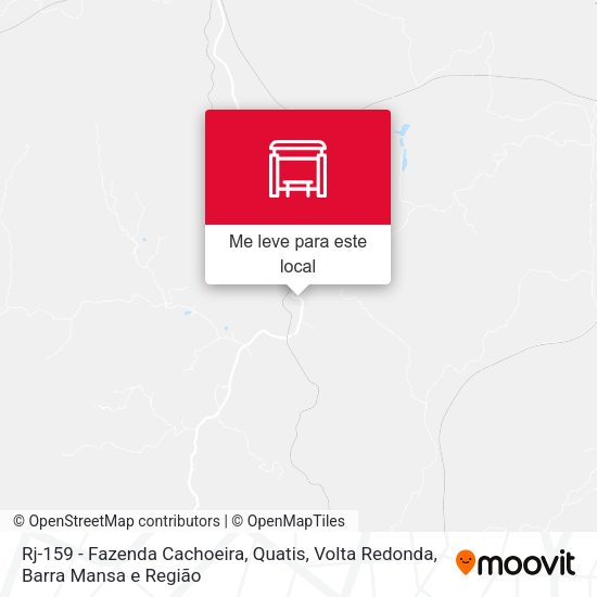 Rj-159 - Fazenda Cachoeira, Quatis mapa