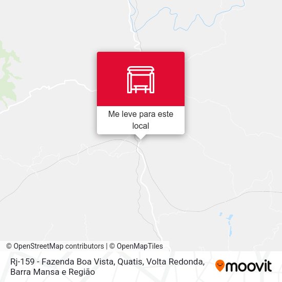 Rj-159 - Fazenda Boa Vista, Quatis mapa
