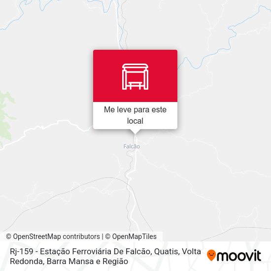 Rj-159 - Estação Ferroviária De Falcão, Quatis mapa