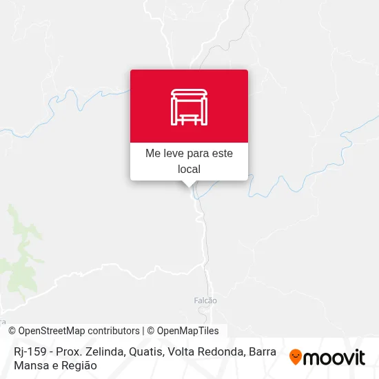 Rj-159 - Prox. Zelinda, Quatis mapa