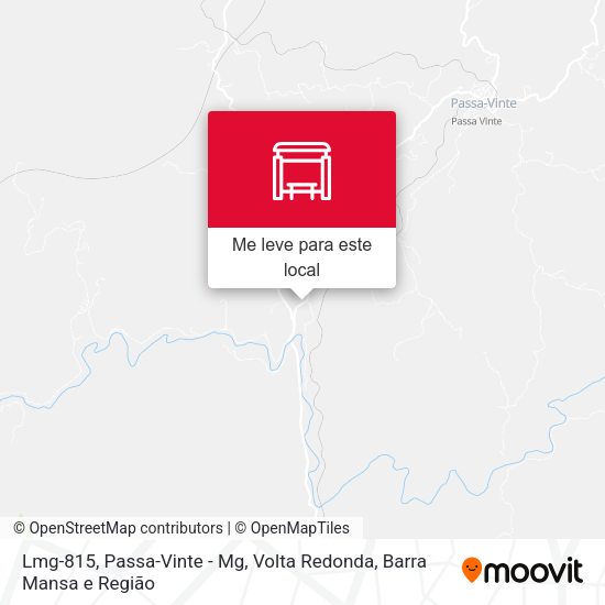Lmg-815, Passa-Vinte - Mg mapa