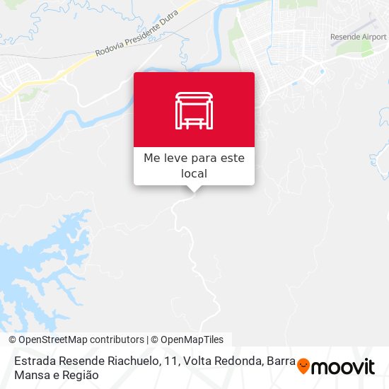 Estrada Resende Riachuelo, 11 mapa