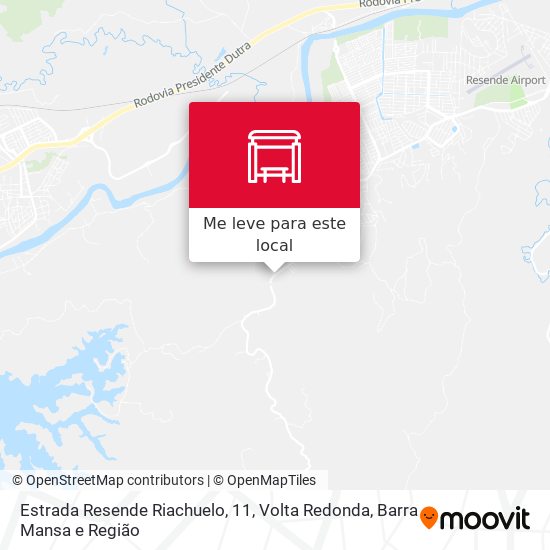 Estrada Resende Riachuelo, 11 mapa