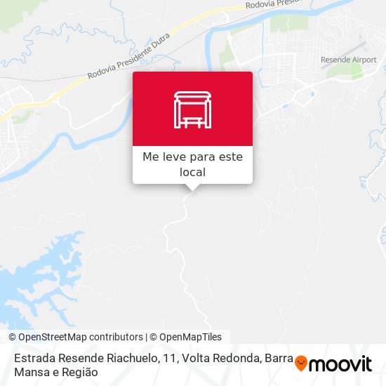 Estrada Resende Riachuelo, 11 mapa