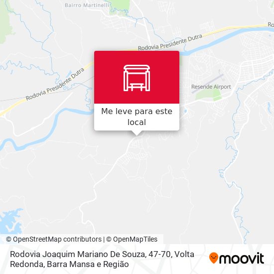 Rodovia Joaquim Mariano De Souza, 47-70 mapa