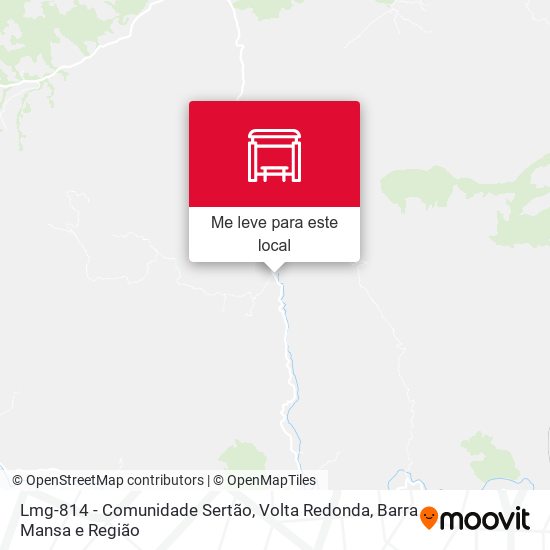 Lmg-814 - Comunidade Sertão mapa