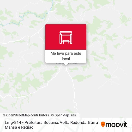 Lmg-814 - Prefeitura Bocaina mapa