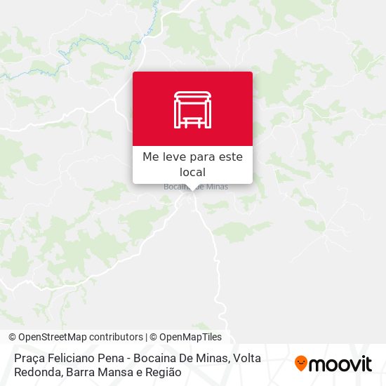 Praça Feliciano Pena - Bocaina De Minas mapa
