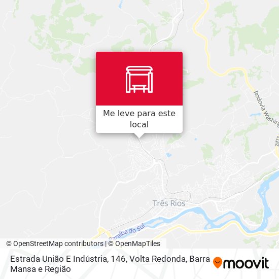 Estrada União E Indústria, 146 mapa