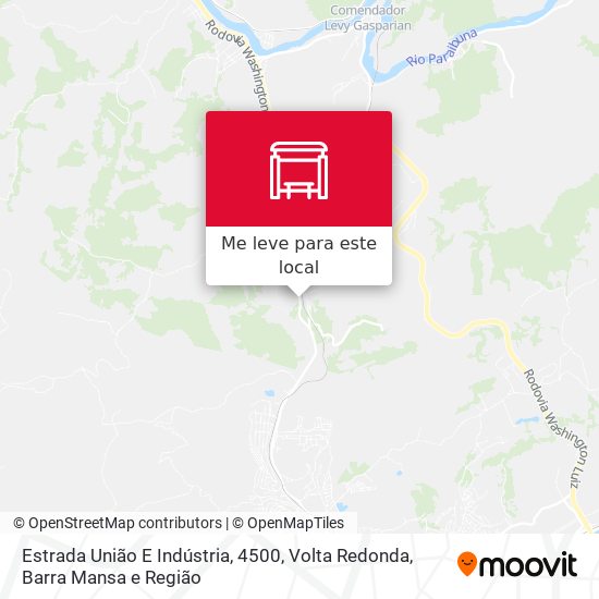 Estrada União E Indústria, 4500 mapa