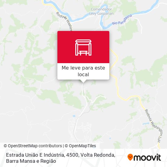 Estrada União E Indústria, 4500 mapa