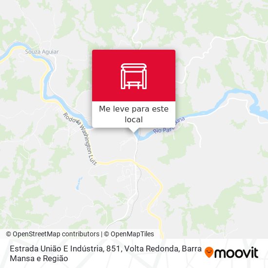 Estrada União E Indústria, 851 mapa