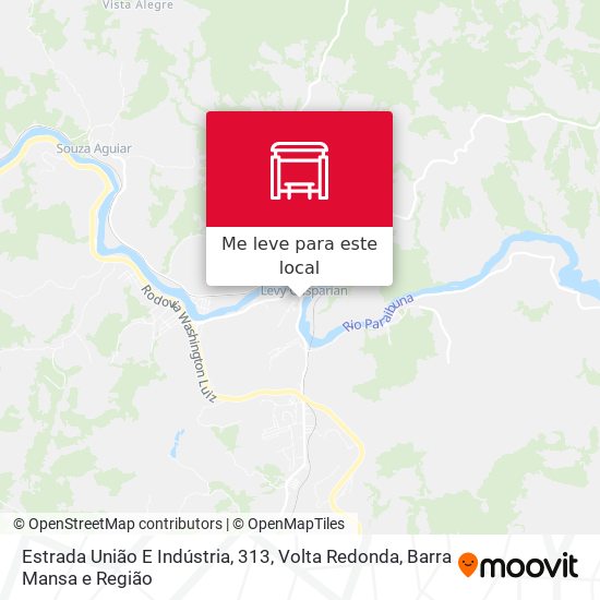 Estrada União E Indústria, 313 mapa