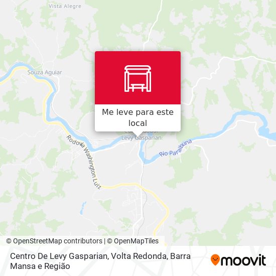 Centro De Levy Gasparian mapa