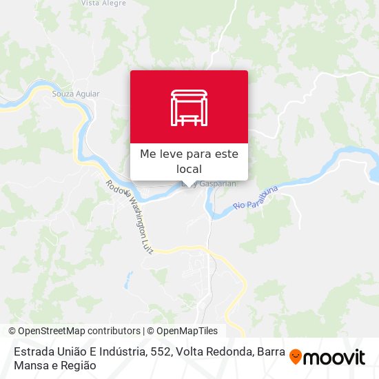 Estrada União E Indústria, 552 mapa