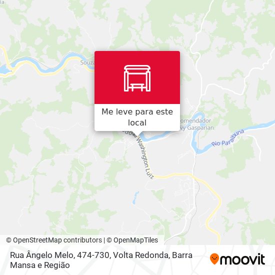 Rua Ângelo Melo, 474-730 mapa