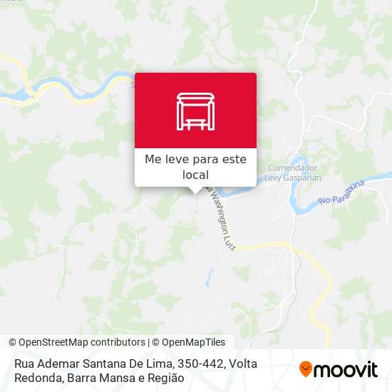 Rua Ademar Santana De Lima, 350-442 mapa