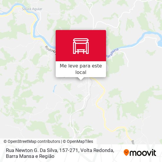 Rua Newton G. Da Silva, 157-271 mapa