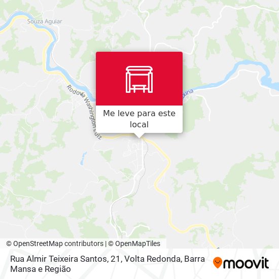 Rua Almir Teixeira Santos, 21 mapa