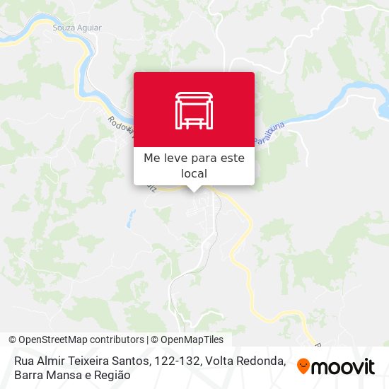Rua Almir Teixeira Santos, 122-132 mapa