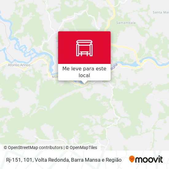 Rj-151, 101 mapa