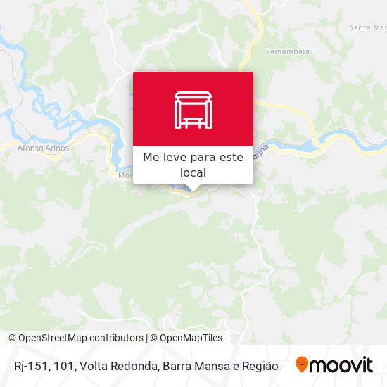 Rj-151, 101 mapa