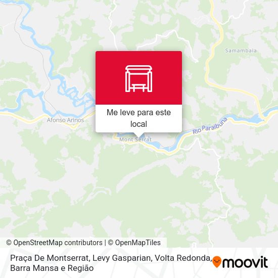 Praça De Montserrat, Levy Gasparian mapa