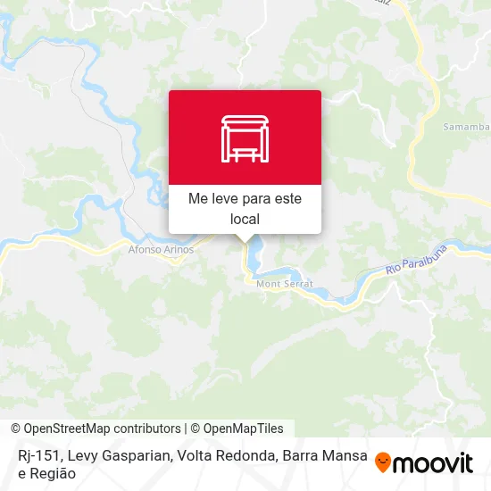 Rj-151, Levy Gasparian mapa