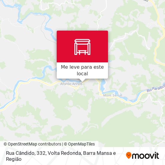Rua Cândido, 332 mapa