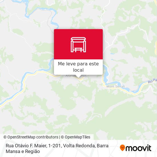 Rua Otávio F. Maier, 1-201 mapa