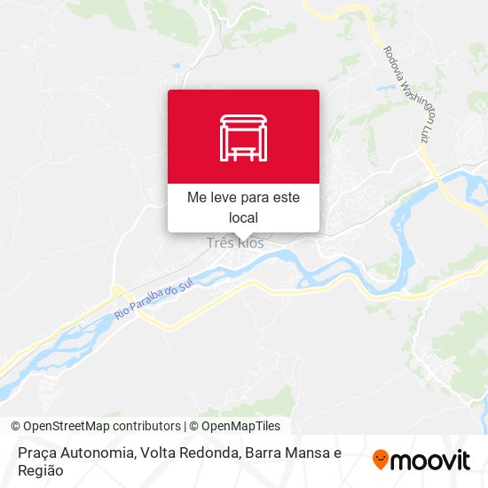 Praça Autonomia mapa