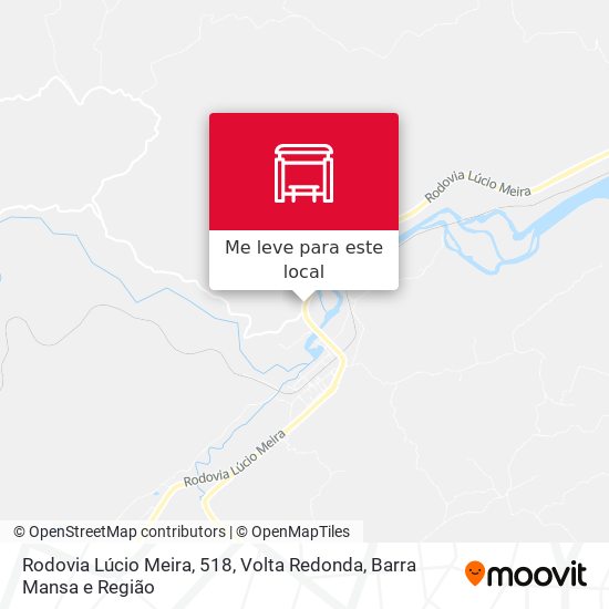 Rodovia Lúcio Meira, 518 mapa