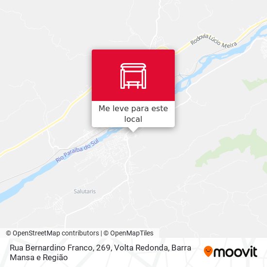 Rua Bernardino Franco, 269 mapa
