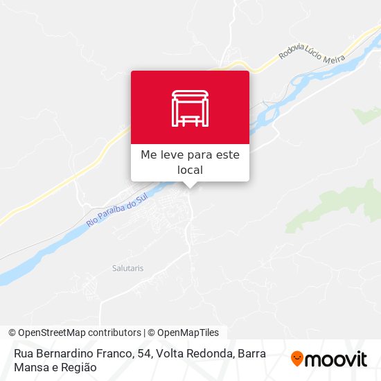 Rua Bernardino Franco, 54 mapa