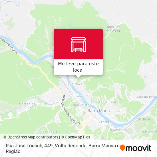 Rua José Lõesch, 449 mapa