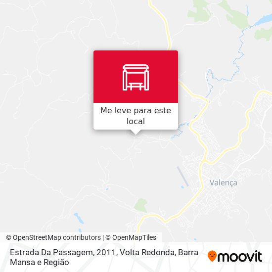 Estrada Da Passagem, 2011 mapa