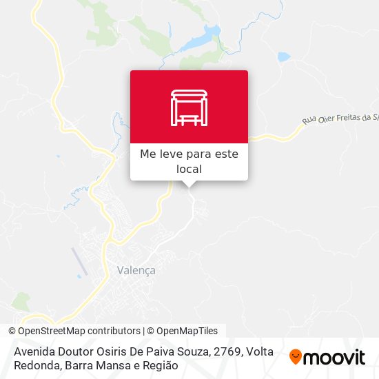 Avenida Doutor Osiris De Paiva Souza, 2769 mapa