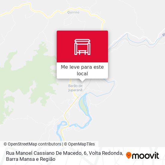 Rua Manoel Cassiano De Macedo, 6 mapa