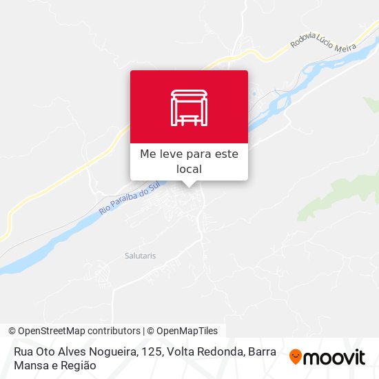 Rua Oto Alves Nogueira, 125 mapa