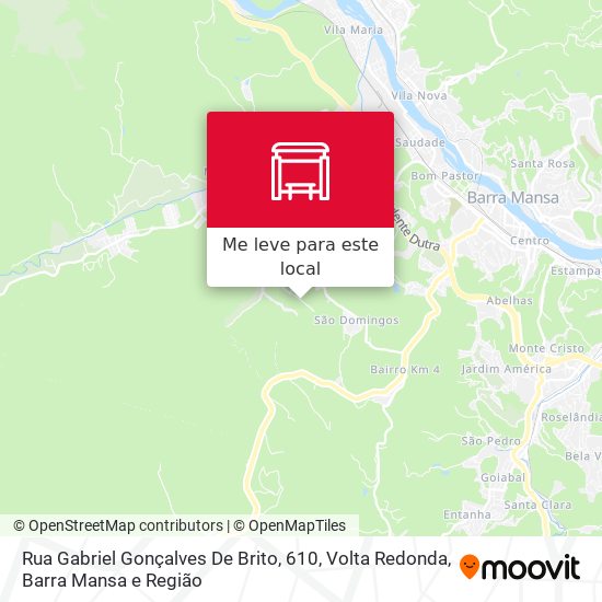 Rua Gabriel Gonçalves De Brito, 610 mapa