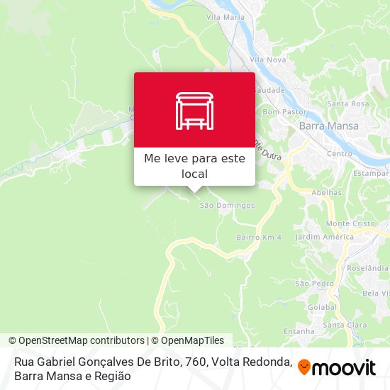 Rua Gabriel Gonçalves De Brito, 760 mapa