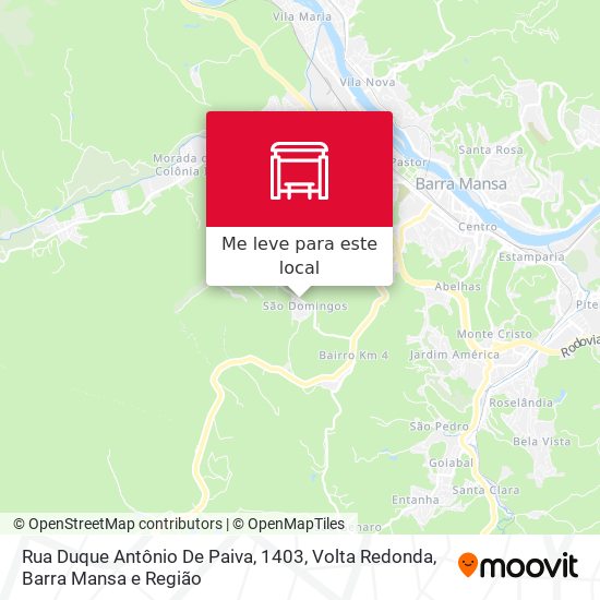 Rua Duque Antônio De Paiva, 1403 mapa