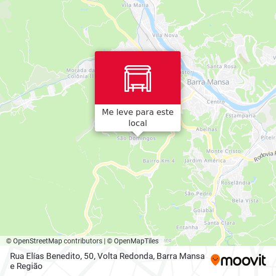 Rua Elías Benedito, 50 mapa
