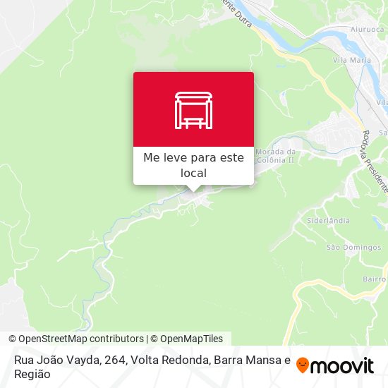 Rua João Vayda, 264 mapa